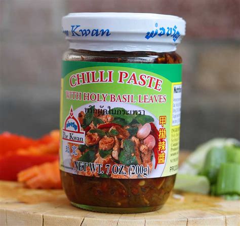 Chili Paste With Holy Basil Recipe